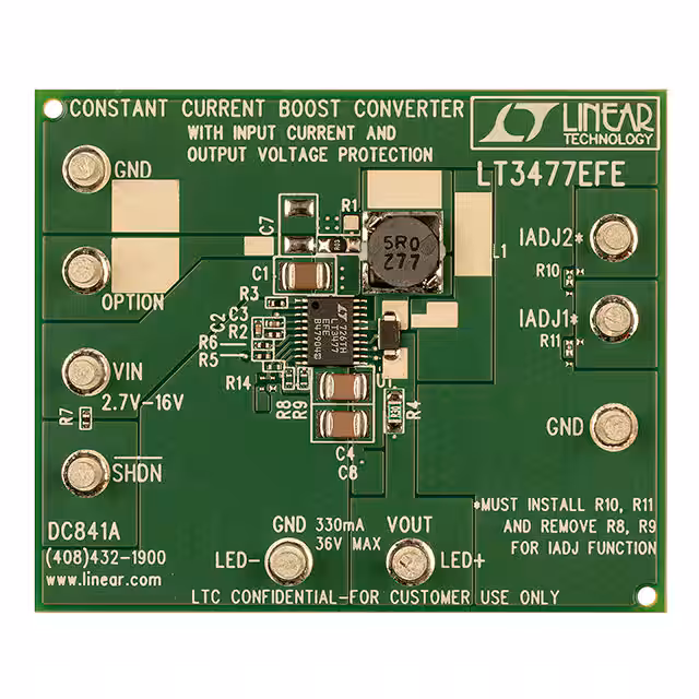 DC841A Analog Devices Inc.  Cartes d'évaluation - Pilotes LED